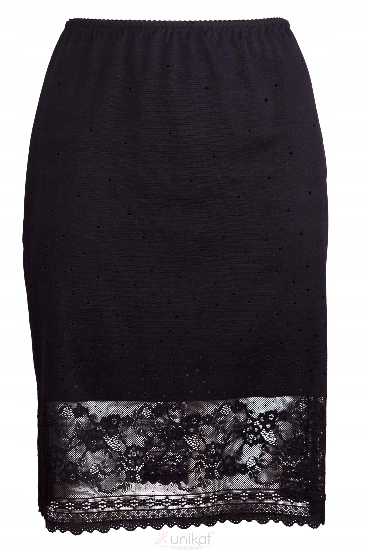 PÓŁHALKA Czarna Unikat ALISA Seksowna L pr. POLSKI Wzór dominujący bez wzoru