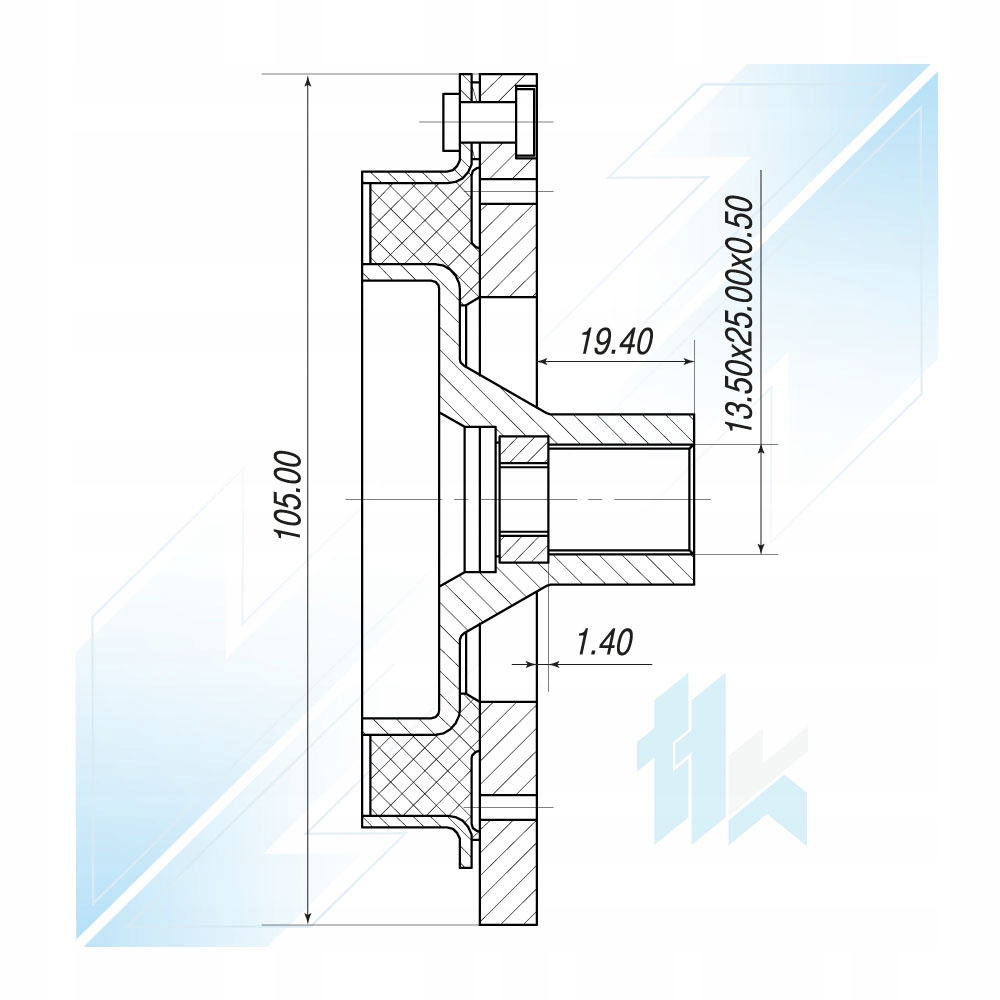 TARCZA SPRZĘGŁA SPRĘŻARKI BMW MERCEDES Producent części TTK