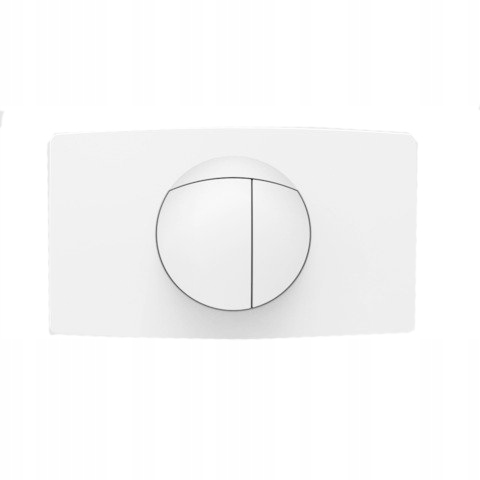 Sanit Tlačítko Do Stojanu Dvoudílné, Velké, Bílé