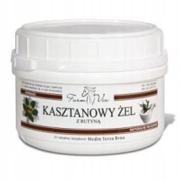 

Kasztanowy Żel z rutyną 350ml Farmvix - na żylaki