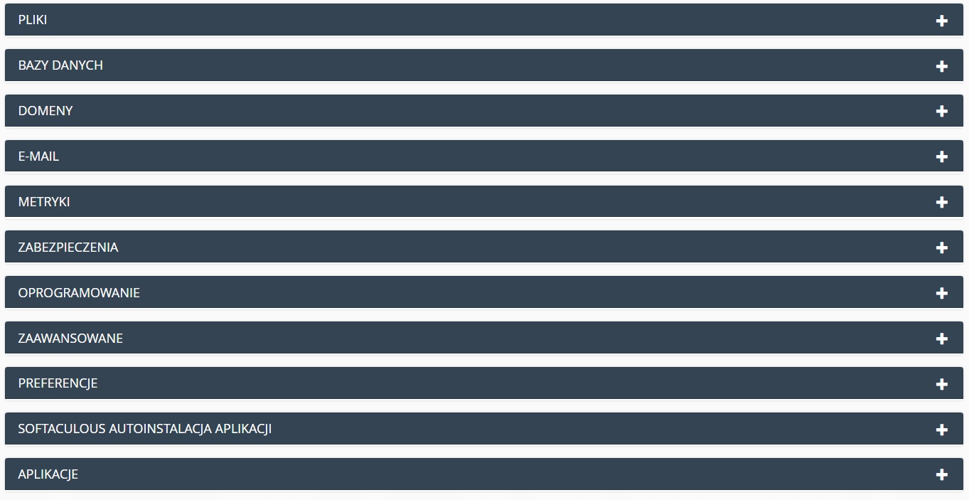HOSTING STANDARD 2 GB PL SSL HTTP3 ROK + DOMENA PL Rodzaj serwisy hostingowe