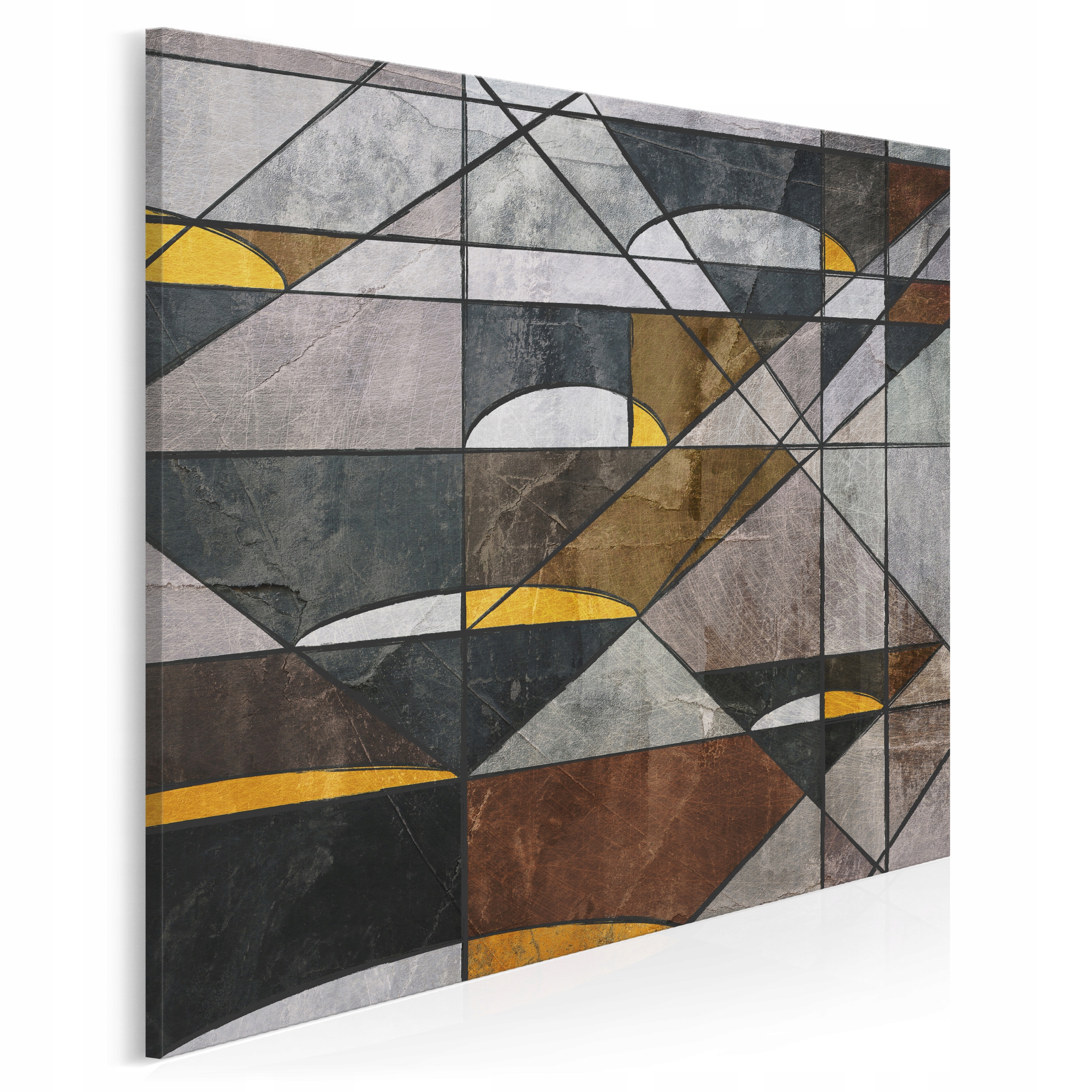 

16402 Obraz do salonu Geometryczny Wzór Loft