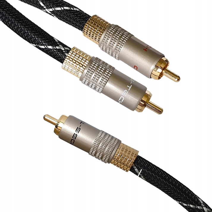 2× Kabel 1RCA-2RCA Y do subwoofera Cross-Tech 7,5m