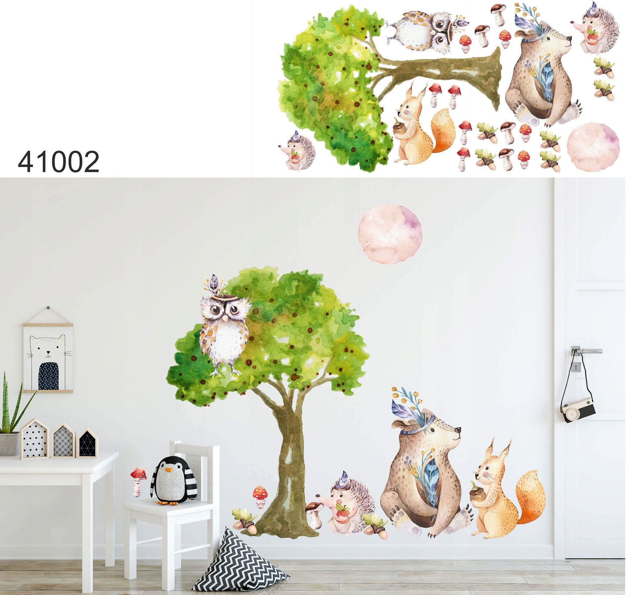 naklejki dla dzieci na ścianę ścienne malowane 200 Szerokość produktu 100 cm