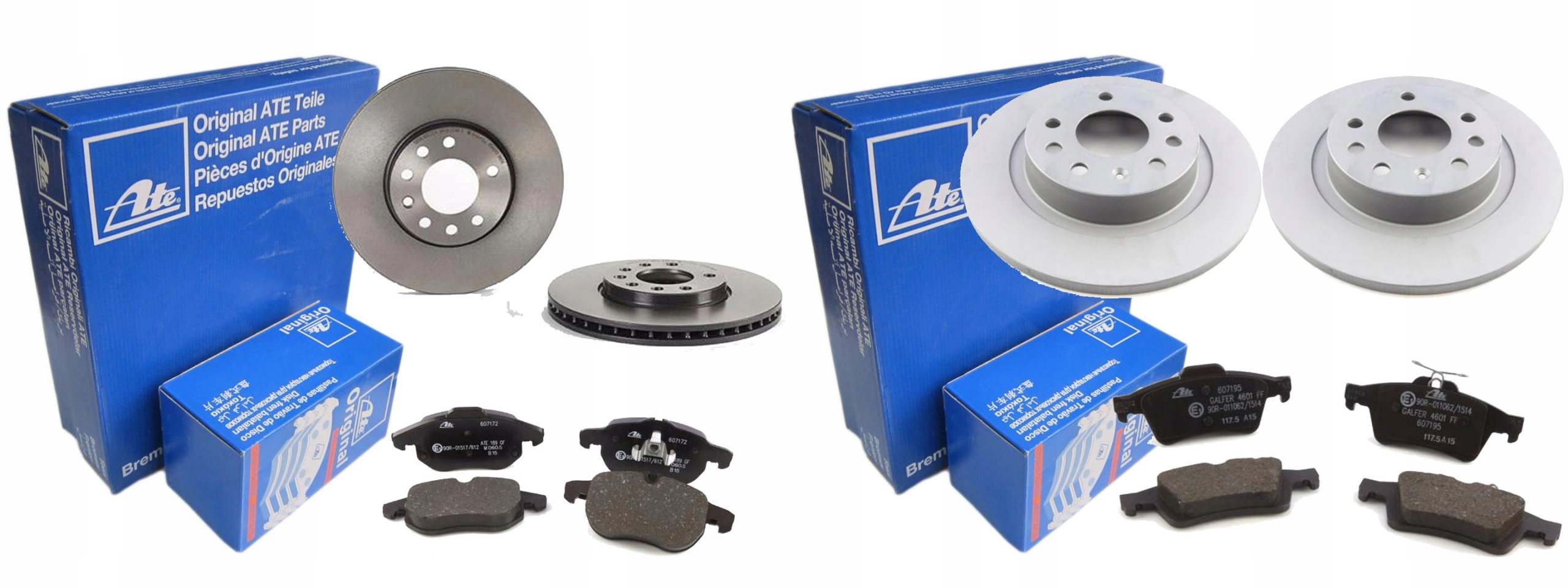 ДИСКИ КОЛОДКИ ATE ПЕРЕДНЯЯ ЗАДНЯЯ OPEL VECTRA C