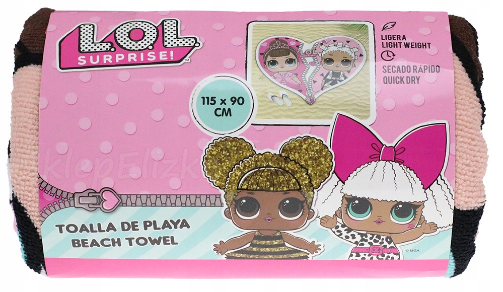 Lol surprise ręcznik 796 Długość 115 cm