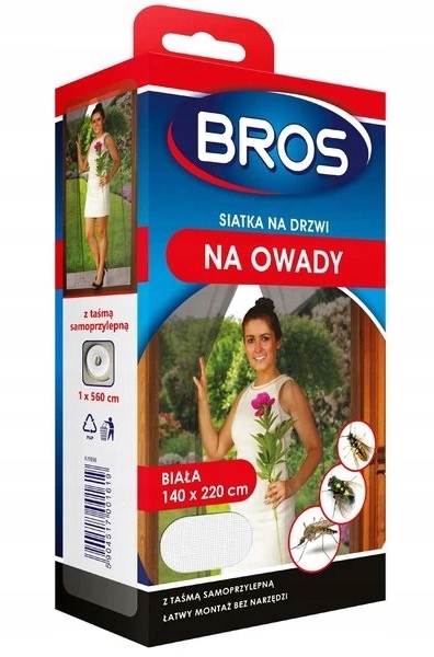 

Siatka Na Drzwi 140X220 czarna owady komary owady