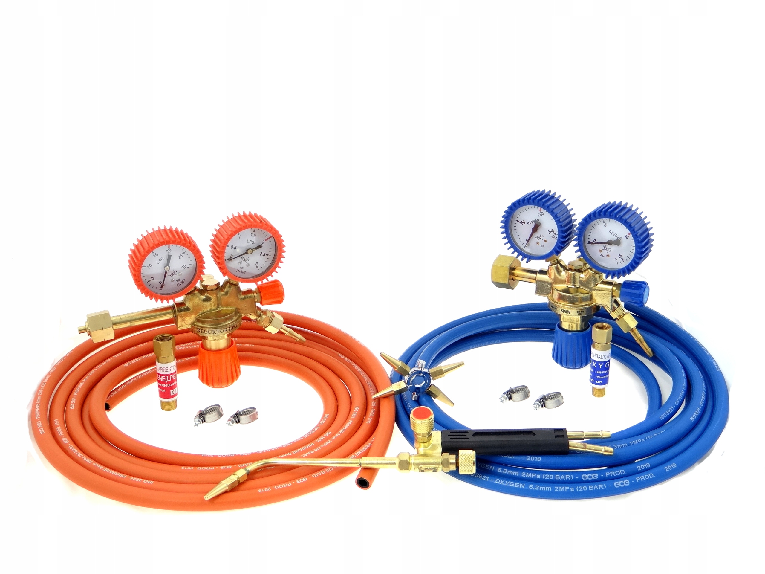 газовая горелка для пайки кислород пропан бутан. резак кислородно-пропановый. горелка кислородно-пропановая zw-20a. ,. комплект для газорезки (шланги l=50м.