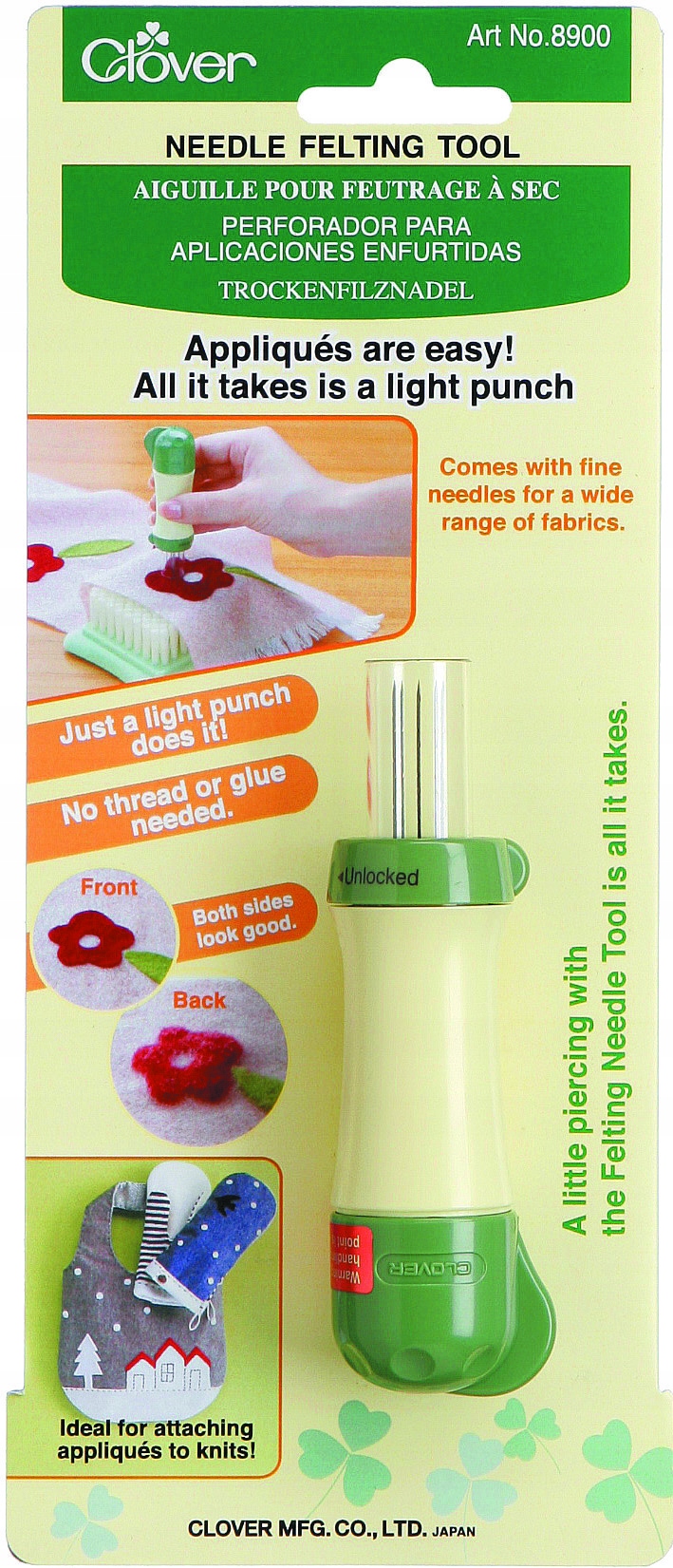 Plstěný přístroj Clover 8900 na 5 jehel
