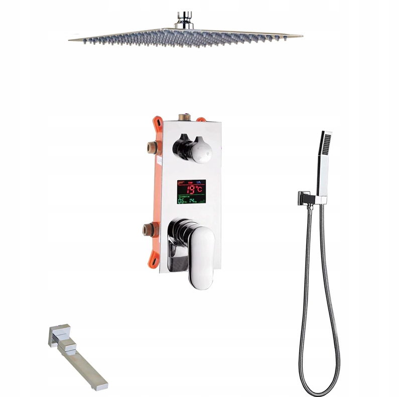 Podomietkový Sprchový Set S Displejom