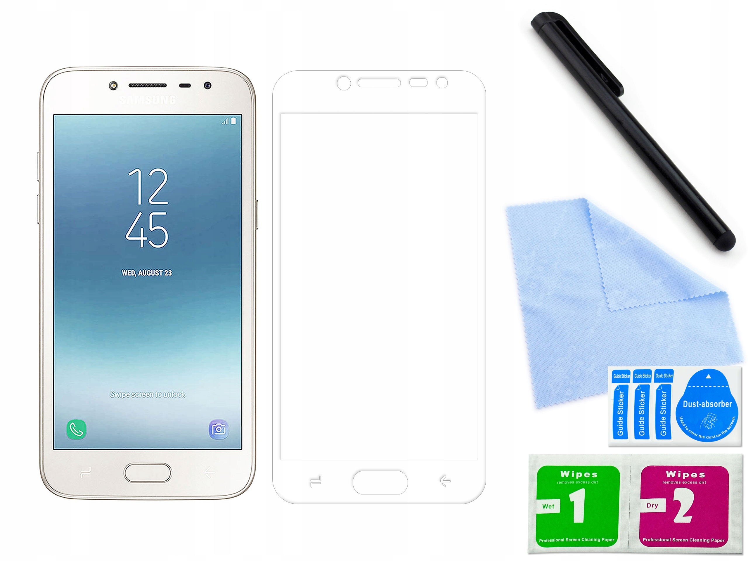 

Szkło 3D Samsung Galaxy J2 pro 2018 SM-J250N Białe