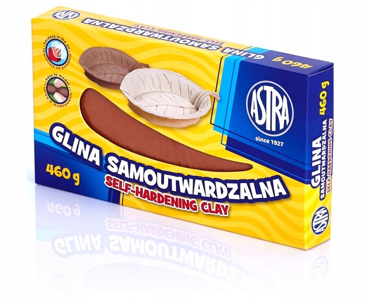 

Glina 460g Ceglasta Samoutwardzalna Masa Astra