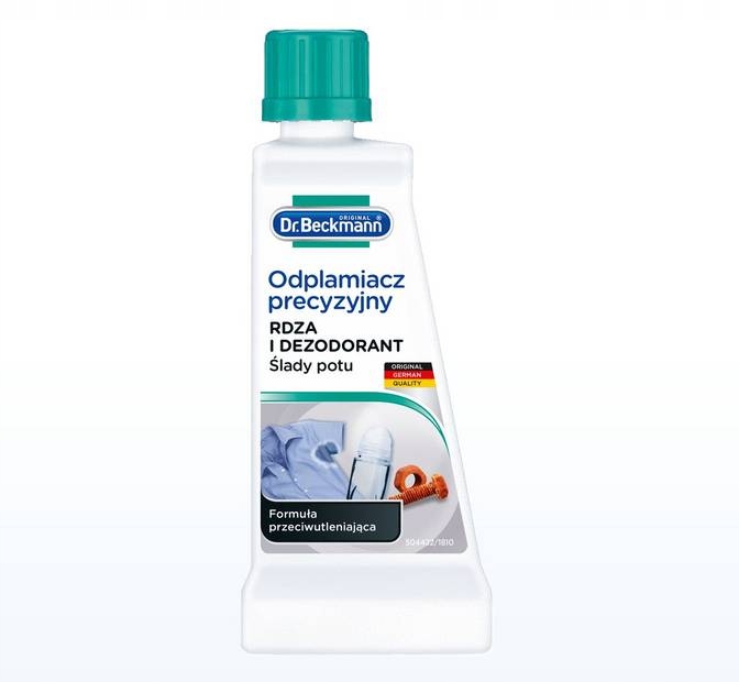 

Dr.Beckmann odplamiacz precyzyjny rdza i dezodor.
