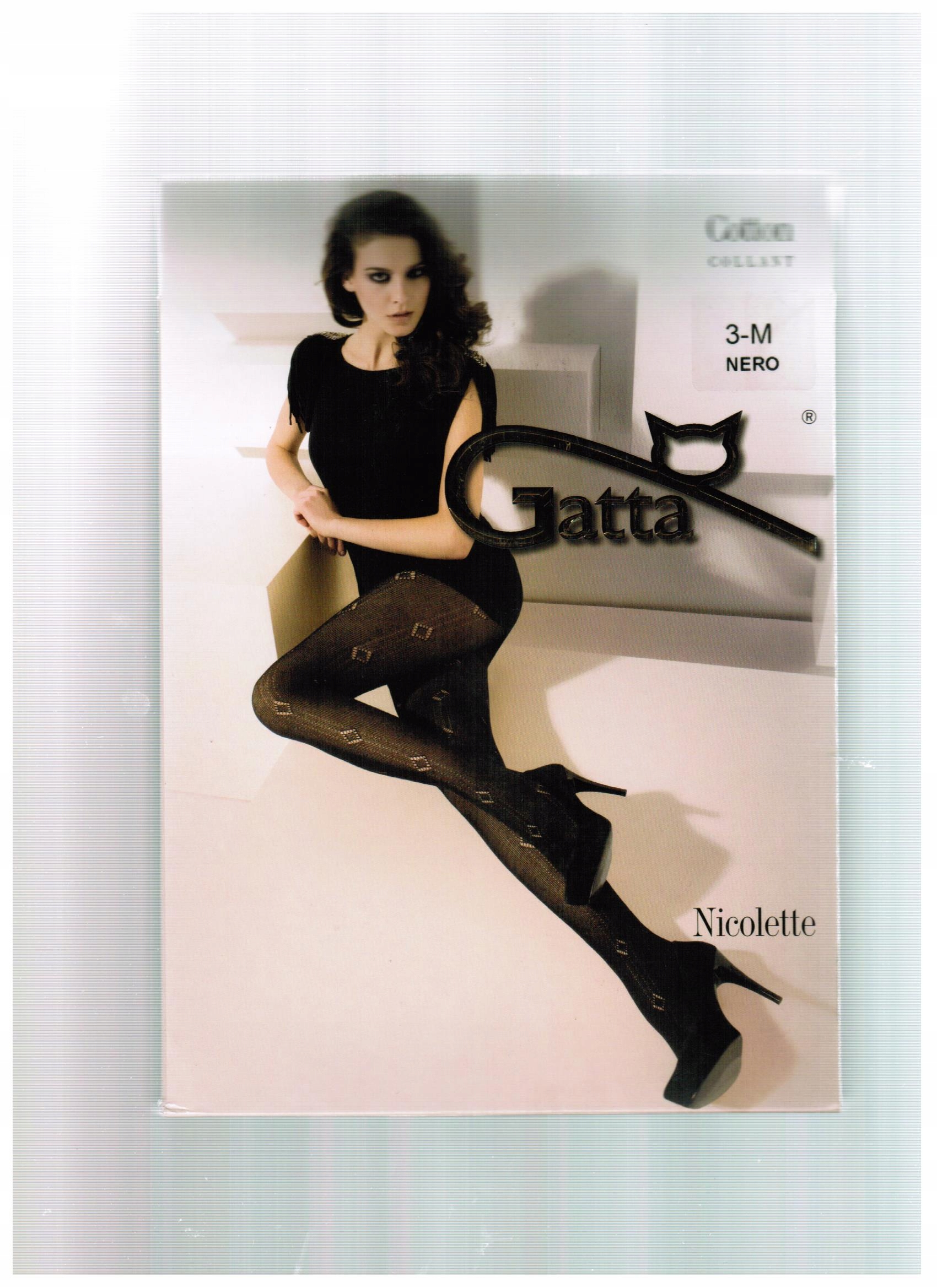 

Rajstopy Nicolette 12 Gatta, Nero, 4-L