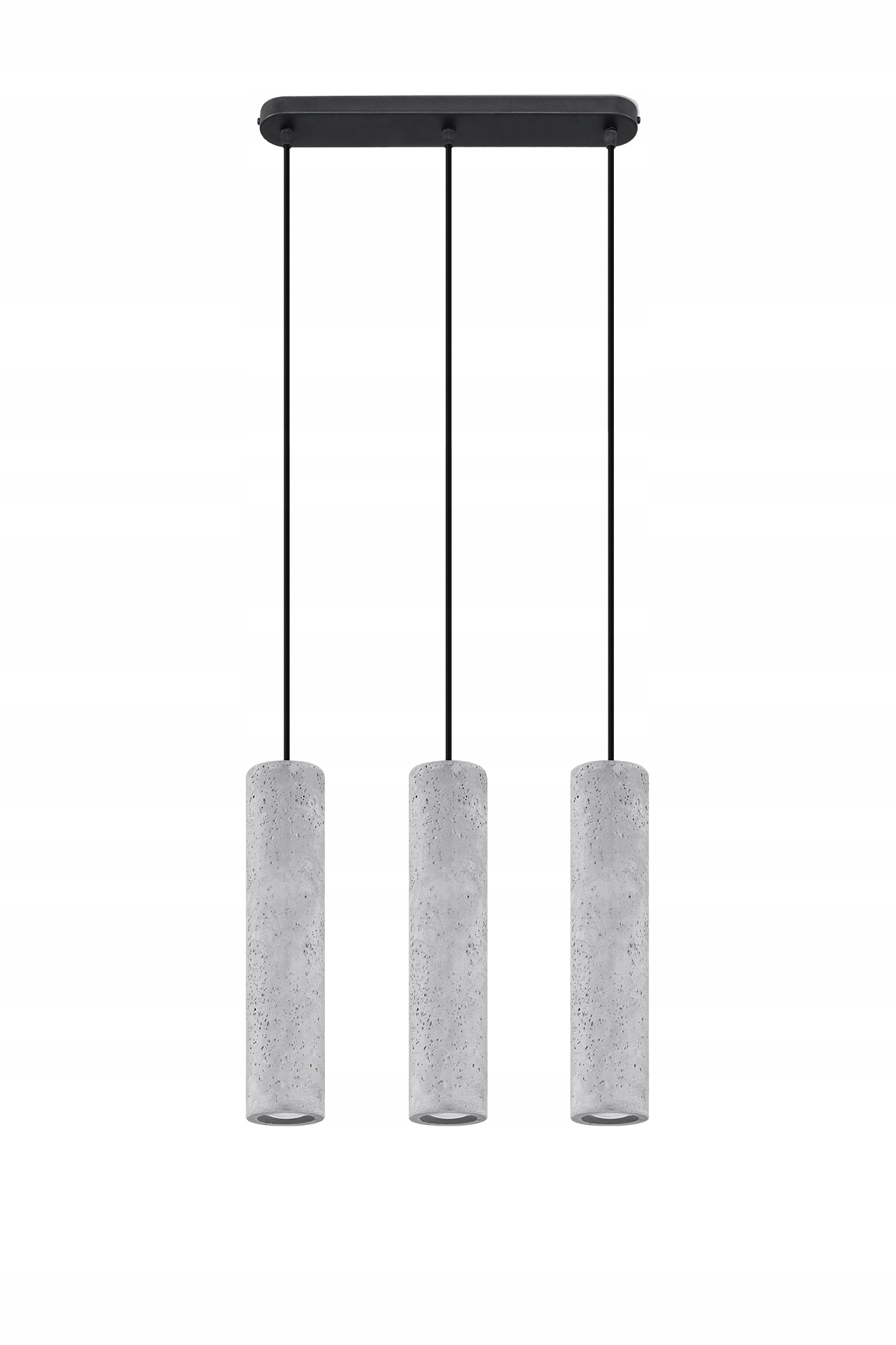 Trojitá minimalistická závesná lampa Luvo; nad stôl, do jedálne, do kancelárie