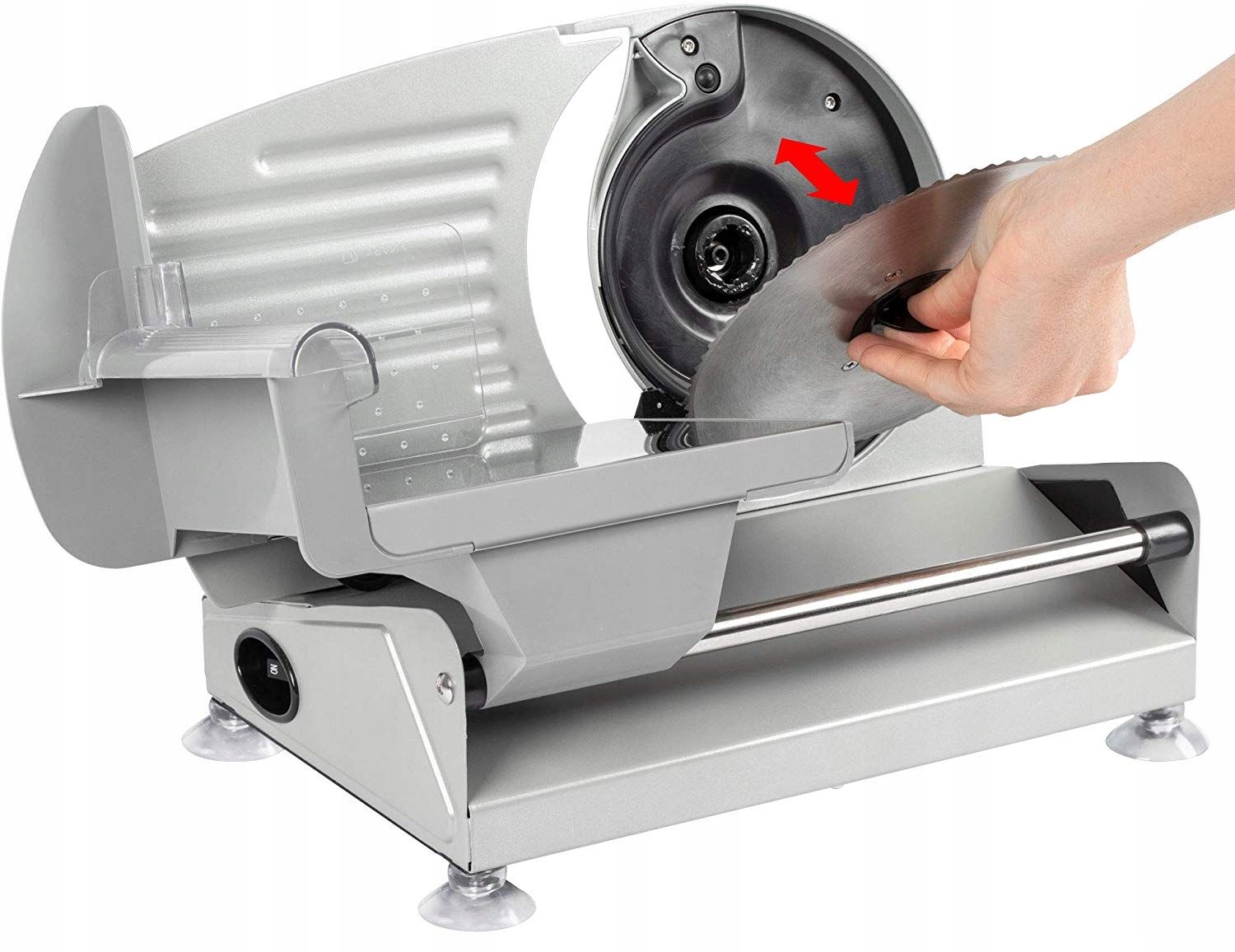 PROFESJONALNA KRAJALNICA METALOWA STALI INOX CHLEBA WĘDLIN SERA WARZYW 150W Marka Clatronic