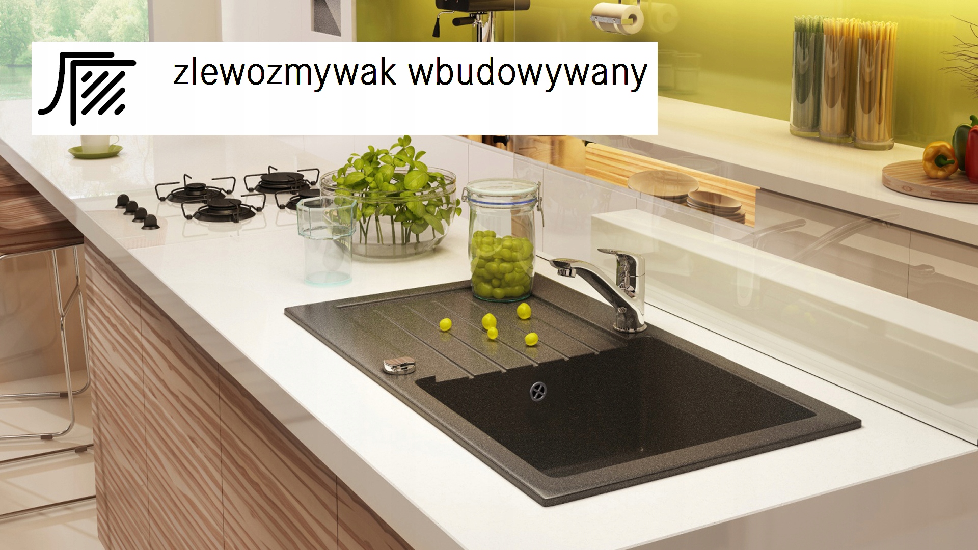 ZLEW.FRAGRANIT+ FRANKE CENTRO CNG 611-78 TL ONYX Kolor czarny