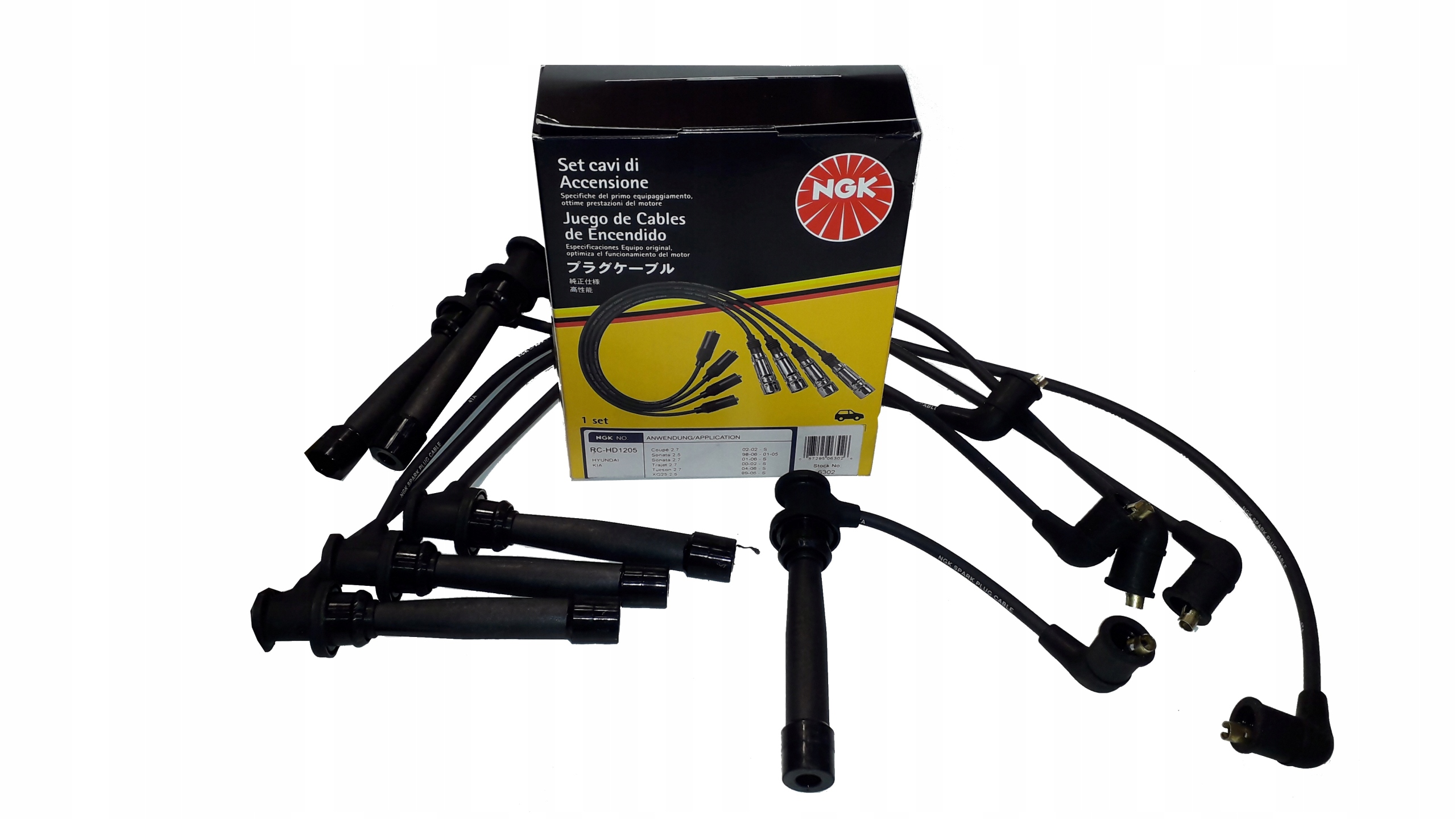ДРОТИ ОБПЛЕТЕННЯ NGK RC-Hd1205 HYUNDAI SONATA