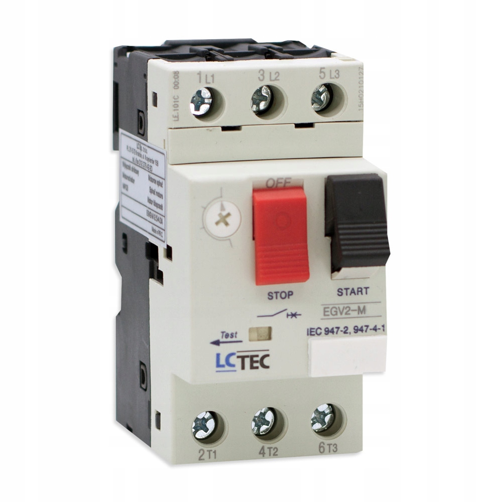 

Wyłącznik Silnikowy 3P 3F 1,6-2,5A EGV2-M07