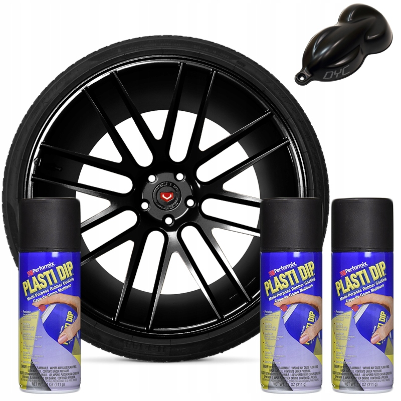 

PlastiDip/Plasti Dip zestaw do felg Czarny Black
