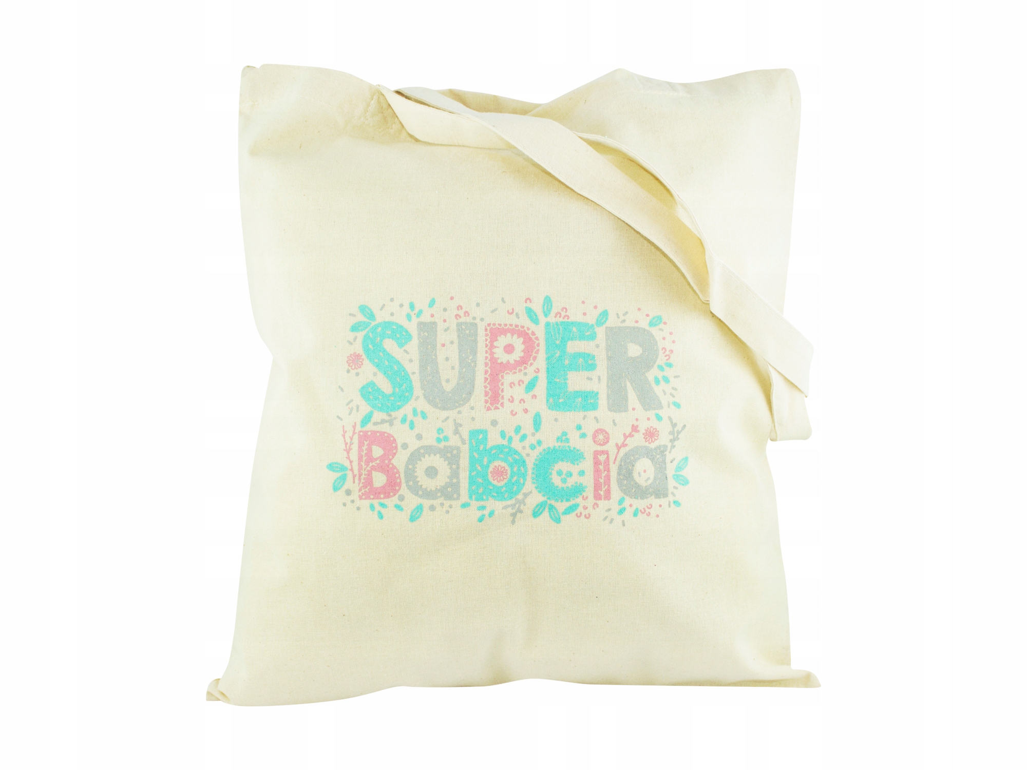 

Torba bawełniana na zakupy prezent - Super Babcia