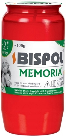 

Wkład olejowy czerwony Memoria WO2 48h palenia