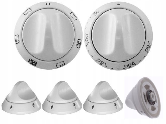 

Pokrętła Kuchenki Mastercook Dynamic Kpl 6 Sztuk