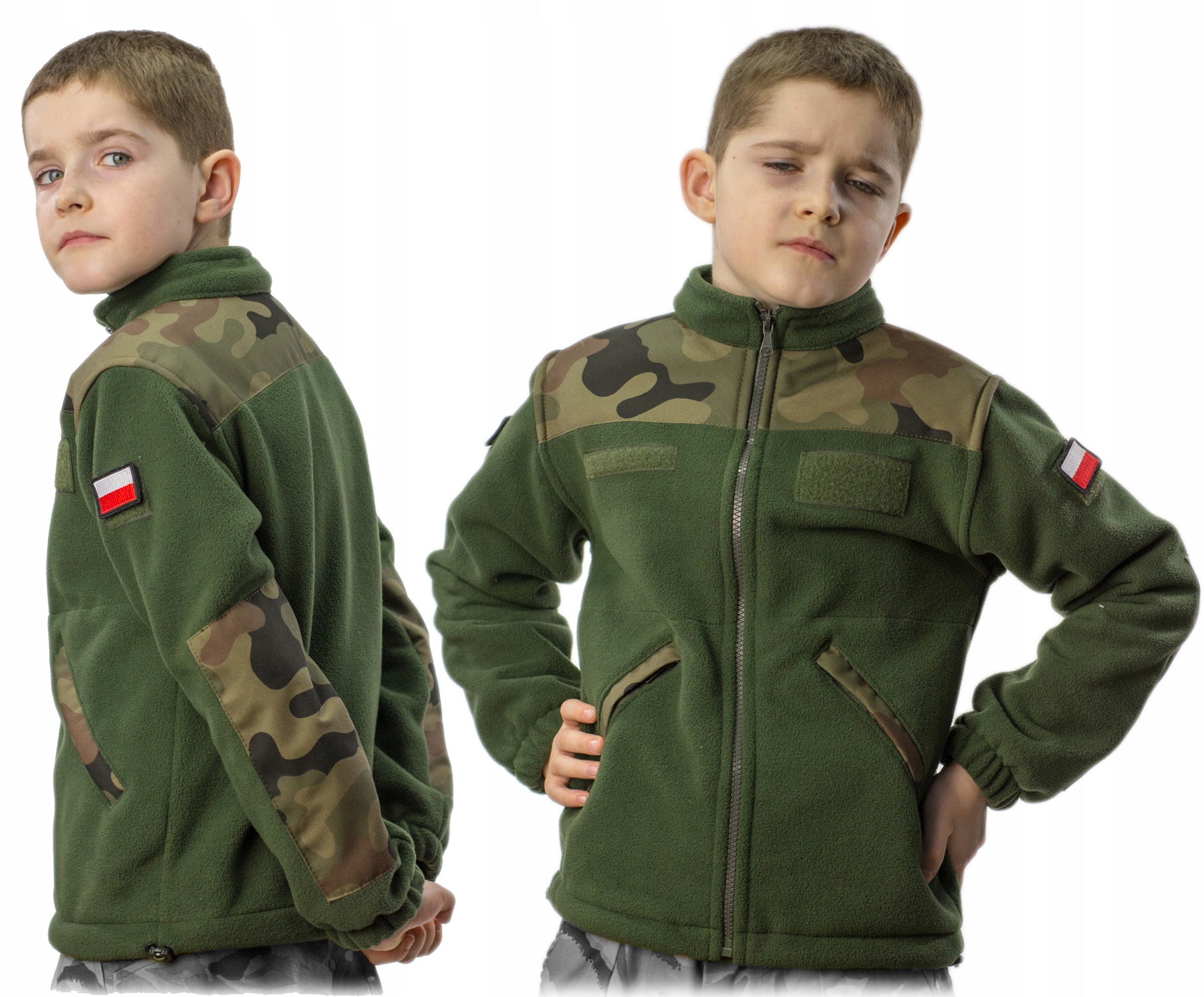 

Dziecięcy Polar Wojskowy Wp! B.Ciepły Moro roz.122