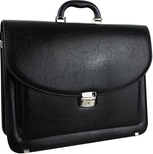 

Teczka Aktówka Męska na Dokumenty Duża Skórzana