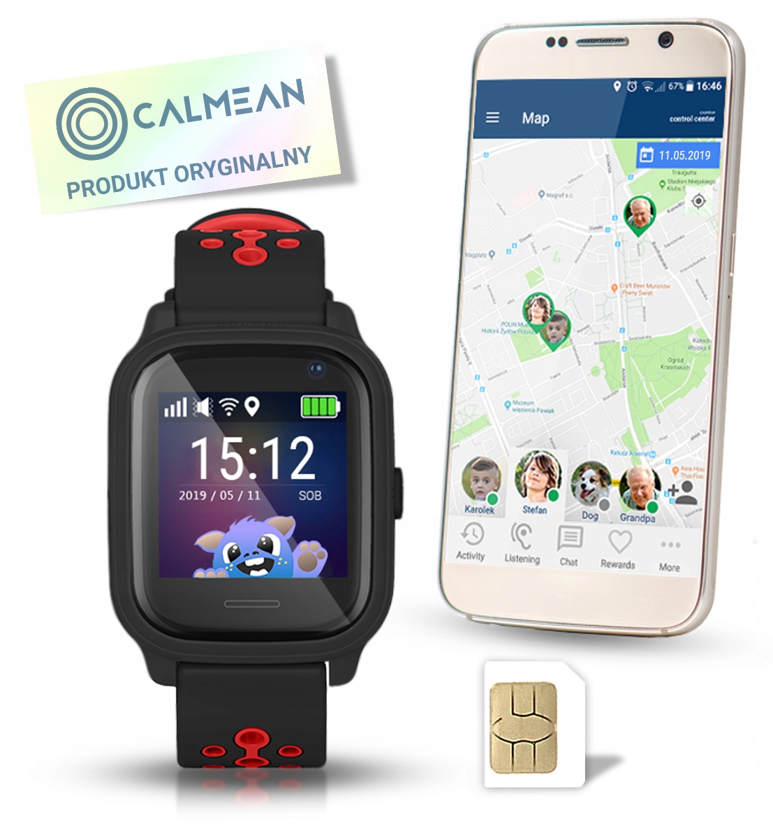 

Wodoszczelny Smartwatch Dla Dzieci Calmean Nemo 2