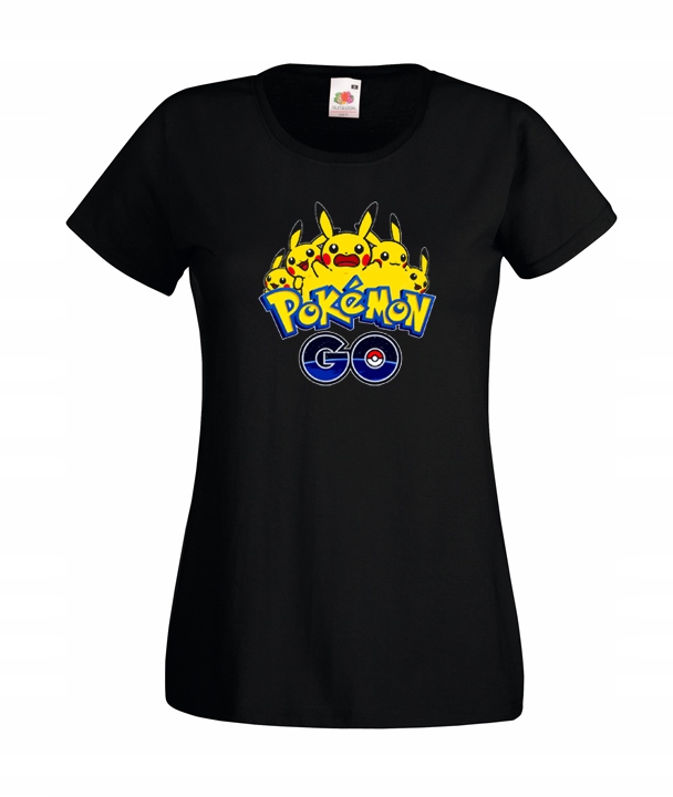 

S Koszulka Damska Pokemon Go Pikachu Pokeball