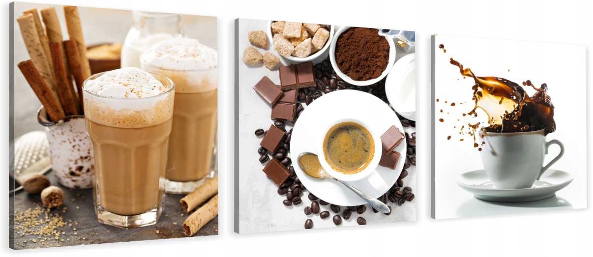 

Obrazy Tryptyk Do Kuchni Kawa Latte Espresso