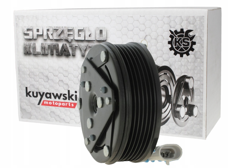 SPRZĘGŁO SPRĘŻARKI KLIMY DELPHI CVC 6PK 110MM OPEL