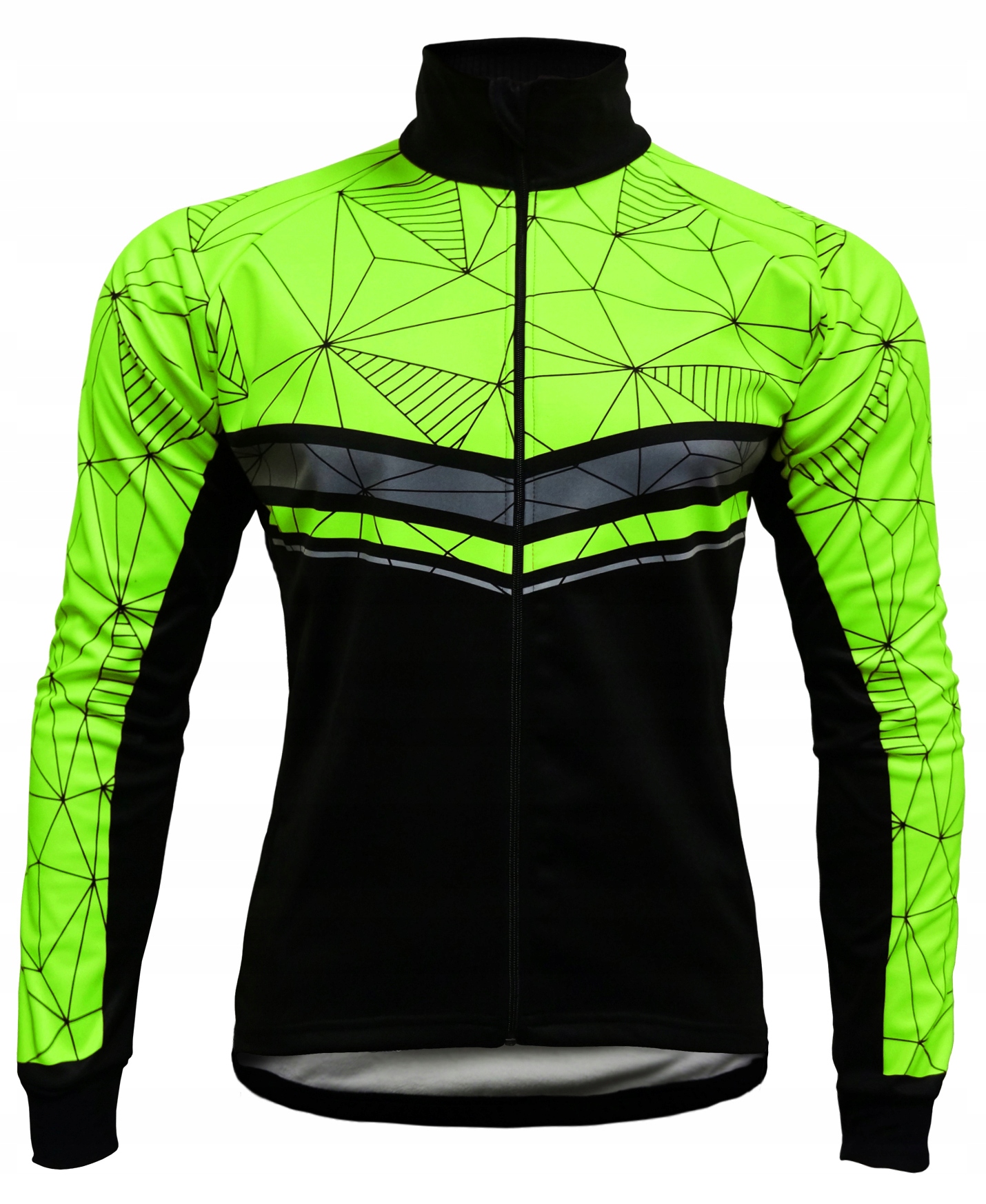 KURTKA KOLARSKA WINDSTOPER ZIMOWA FLUO Dos 24h-XL VIKASPORT