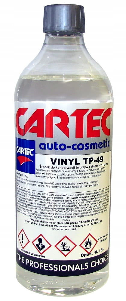 

Cartec Vinyl TP-49 1 L Dressing Do Gumy I Plastiku