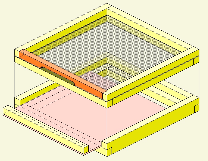 NOWOŚĆ! Siatka ocynk do dennic 44cm x 10m Producent Konigin