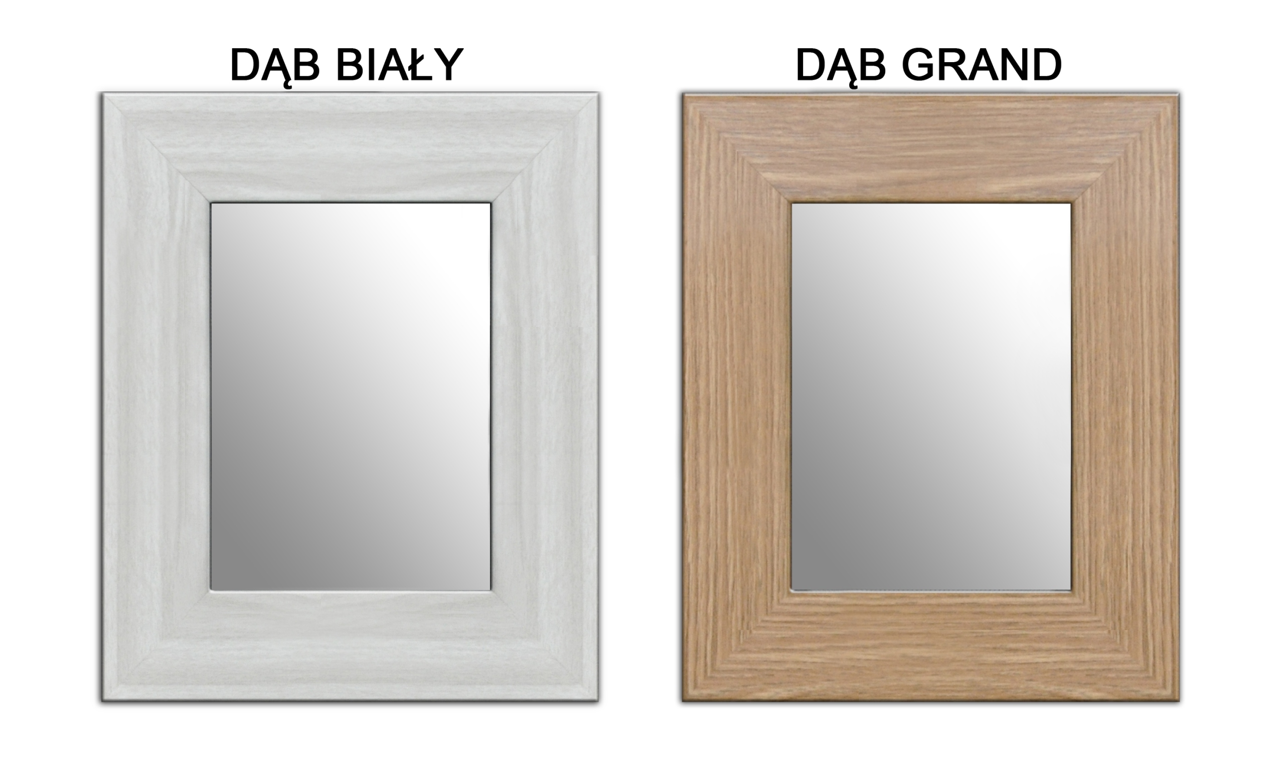 LUSTERKO KOSMETYCZNE LUSTRO RAMA 23x28 12 KOLORÓW Wysokość 280 mm