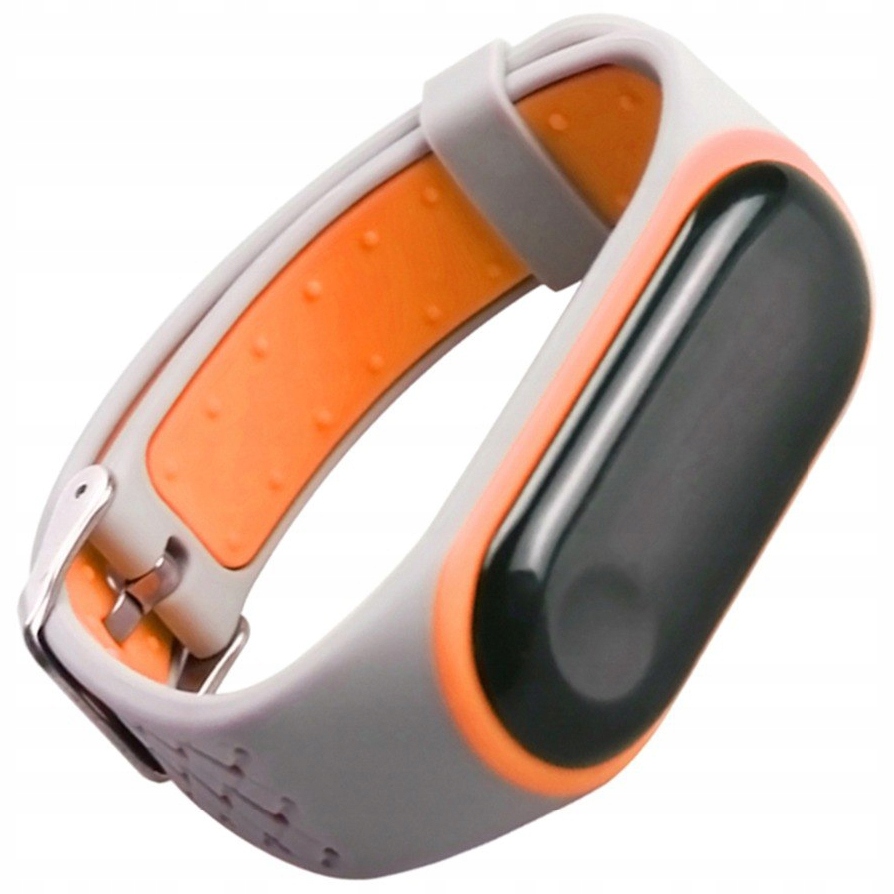 

Xiaomi BAND3 opaska zamienna Szaro-pomarańczowa
