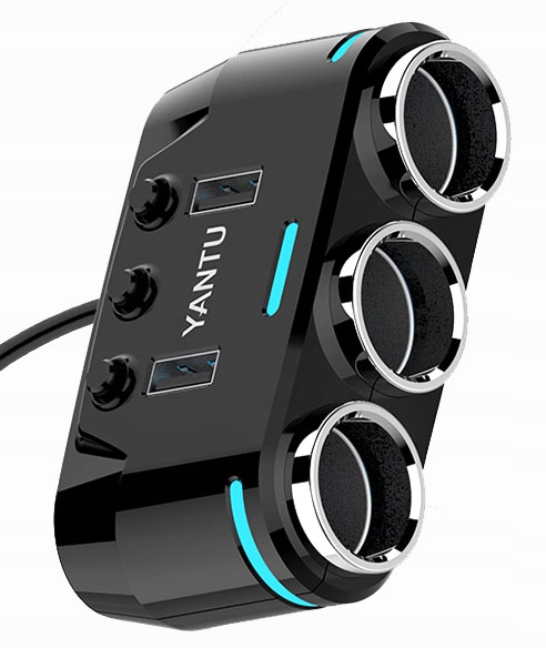 ROZDZIELACZ GNIAZDA ZAPALNICZKI 12V 24V USB 3,1A Producent inny