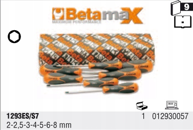 KPL WKRETAKOW Z KONC TRZP 6 K 7 SZT BETA 1293ES S7 Number of Elements sets