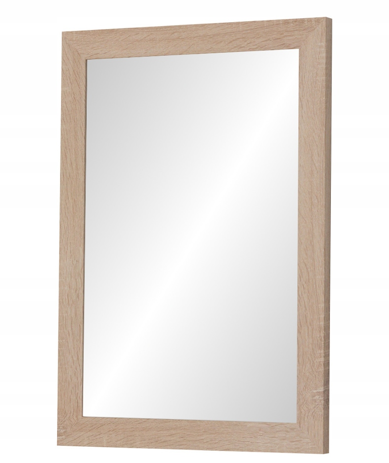 

Lustro w ramie 80x50 Dąb Sonoma i 50 Rozmiarów