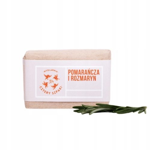 POMARAŃCZA ROZMARYN mydło naturalne CZTERY SZPAKI EAN (GTIN) 5906660352136