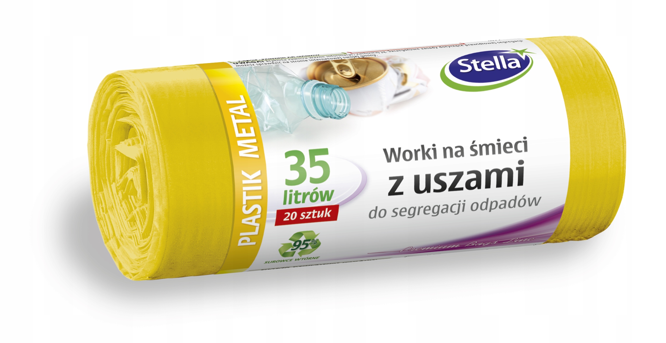 

Worki Na Śmieci do segregacji Plastik Me 35L-20szt