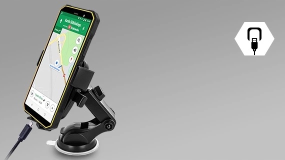 HAMMER Extreme uchwyt samochodowy Energy Iron CAT Kolor czerwony