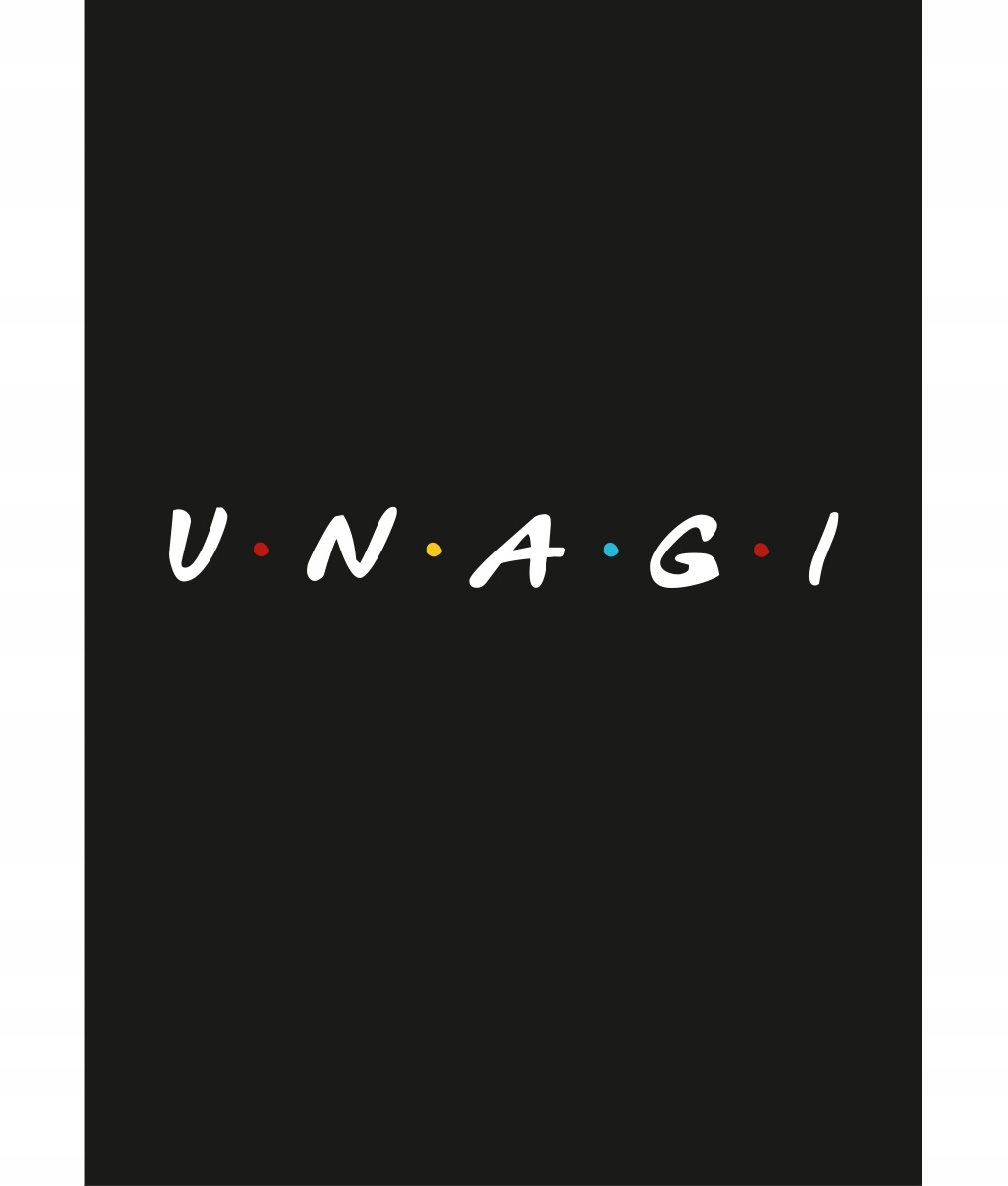 Plakat Friends - Unagi - czarny - 50x70cm
