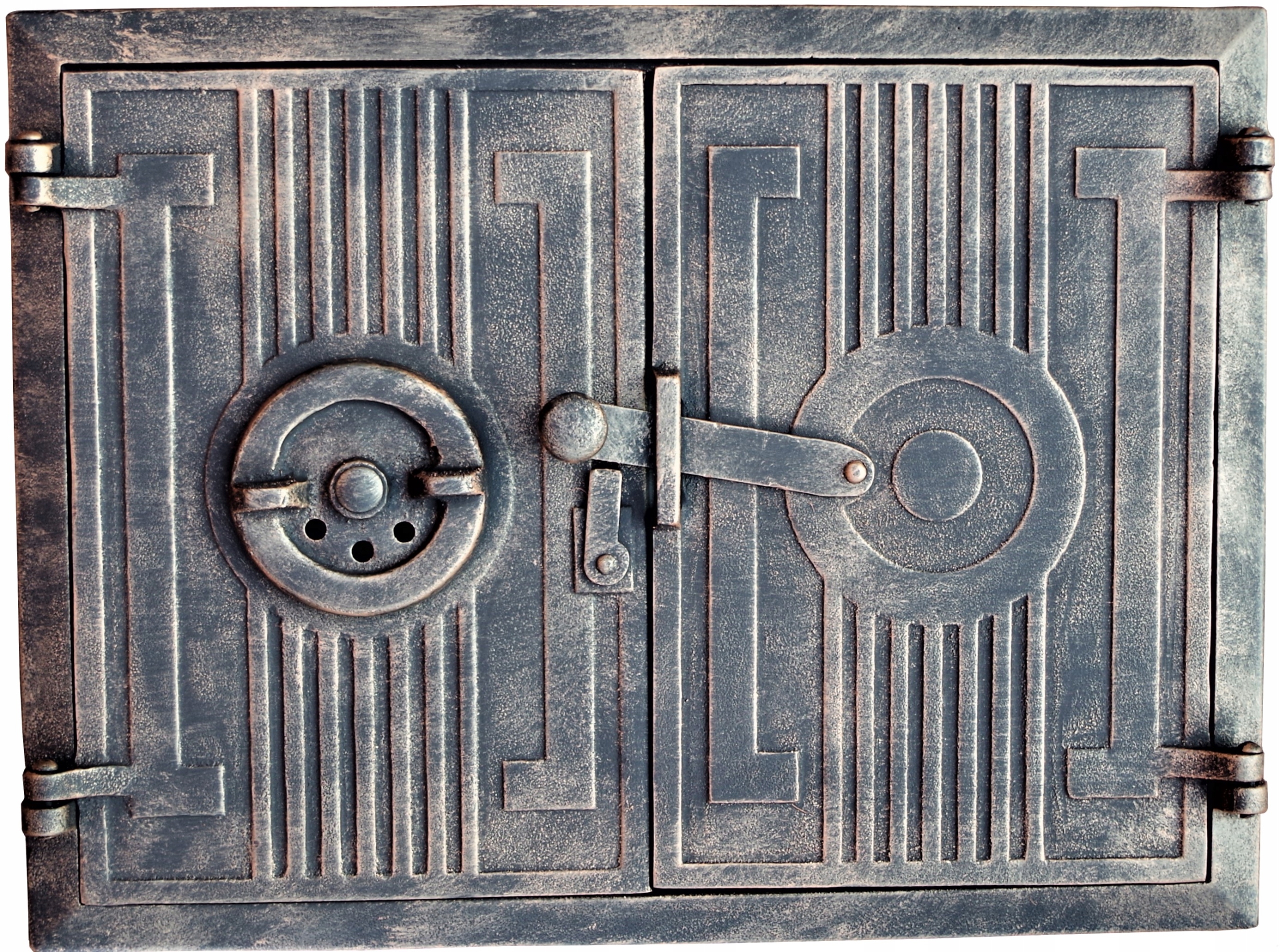 Drzwiczki żeliwne pieca paleniskowe chlebowe wędzarni 44x33 z regulacja Marka inna