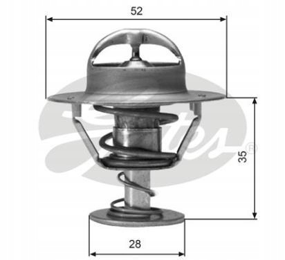 GATES TERMOSTAT HYUNDAI LANTRA 2,0 16V 97- TOYOTA Producent części Gates