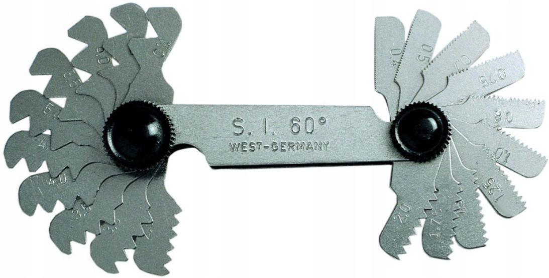 

Narzędzie do mierzenia skoku gwintu 48 wzorników