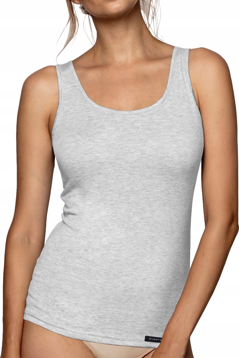 PODKOSZULEK DAMSKI ATLANTIC BLV198 KOSZULKA RAMIĄCZKO SZARY *M*