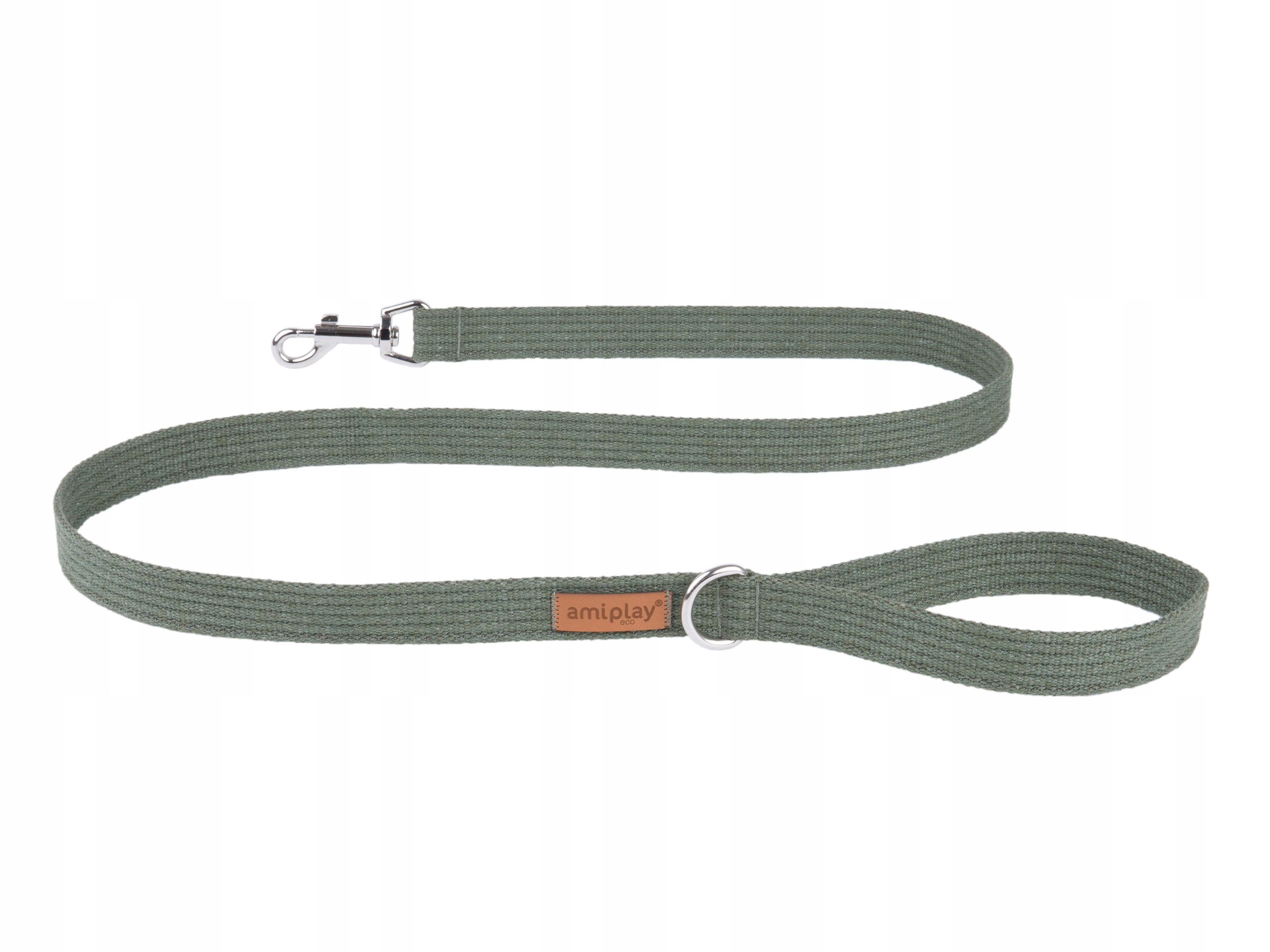 

amiplay Mocna smycz Cotton 140 cm S Khaki
